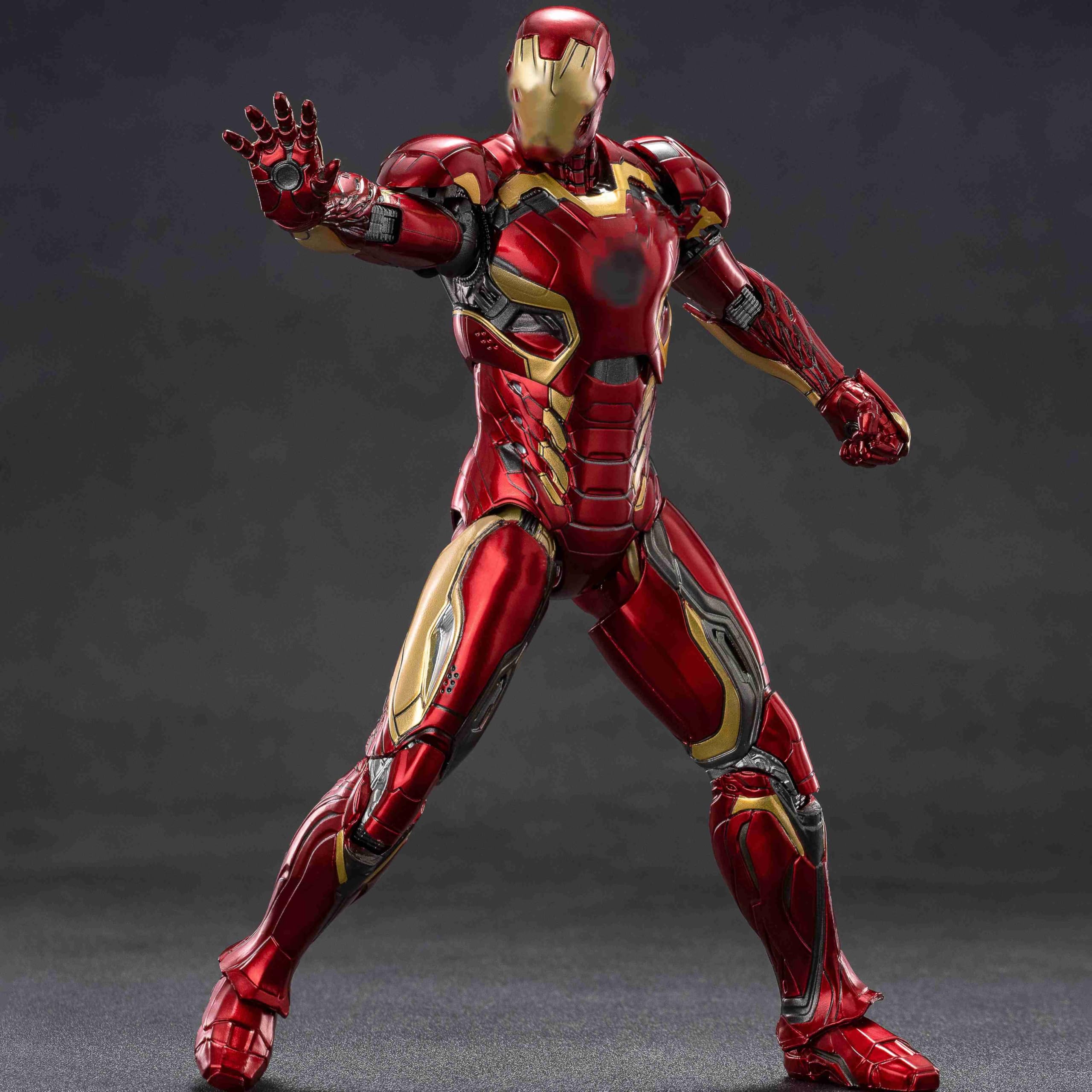 Amazon.co.jp: LonullyMege MK45アイアンマンアクションフィギュア-7